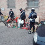 RAVENNA 24/02/2018. CARABINIERI DI SAVIO CONFERENZA STAMPA PER L’ ARRESTO DI 2 PERSONE E REFURTIVA RECUPERATA