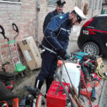 RAVENNA 24/02/2018. CARABINIERI DI SAVIO CONFERENZA STAMPA PER L’ ARRESTO DI 2 PERSONE E REFURTIVA RECUPERATA