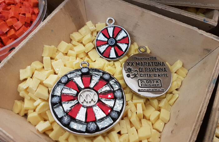 MEDAGLIE MARATONA DI RAVENNA 2018 Maratona Half Marathon 10.5km