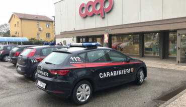 RAVENNA 20/02/2018. RAPINA ALLA COOP DI VIA AQUILEA 