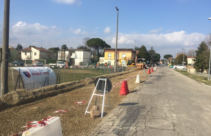 Cantiere, lavori in corso lugo