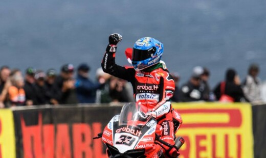 Melandri Festeggia Australia Vetri