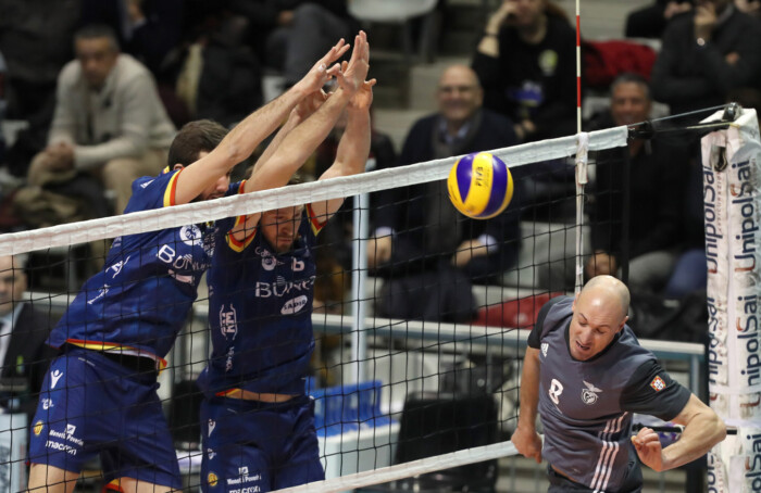 RAVENNA 14/02/2018. VOLLEY PALLAVOLO, QUARTI DI FINALE CHALLENGE CUP. BUNGE RAVENNA SPORT LISBOA BENFICA.