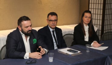 RAVENNA 03/02/2018. PINI PRESENTA ALBERGHINI E GARDIN CANDIDATI DELLA LEGA NORD ALLE POLITICHE 2018.