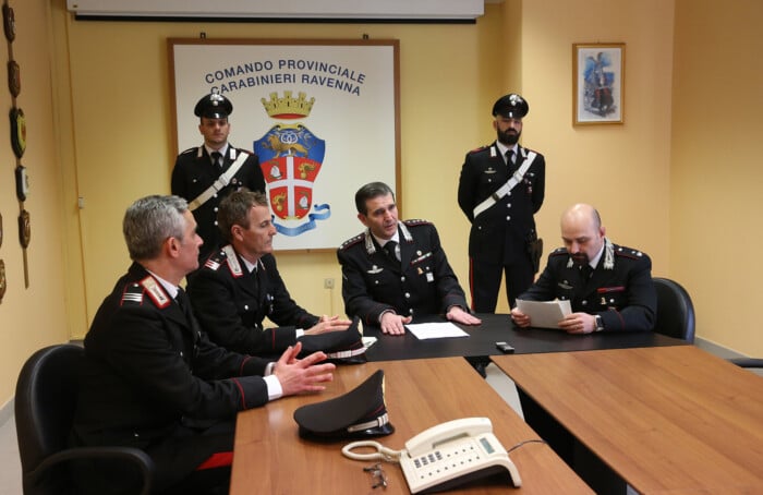 RAVENNA 27/03/18. CARABINIERI, CONFERENZA STAMPA PER 3 SPACCIATORI ARRESTATI IN 2 OPERAZIONI