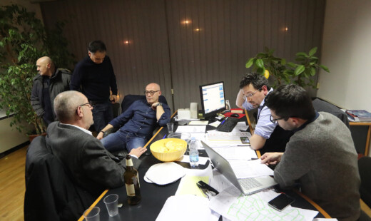 RAVENNA 5/03/2018. ELEZIONI POLITICHE 2018. ATTESA DEL VOTO NELLA SEDE DEL PD