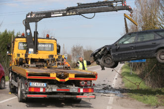 RAVENNA 30/03/18. INCIDENTE SULLA REALE SS16 ADRIATICA, TRAFFICO BLOCCATO