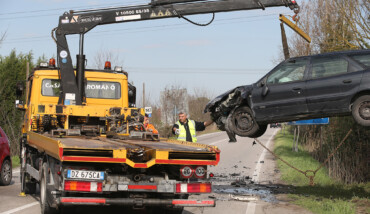 RAVENNA 30/03/18. INCIDENTE SULLA REALE SS16 ADRIATICA, TRAFFICO BLOCCATO