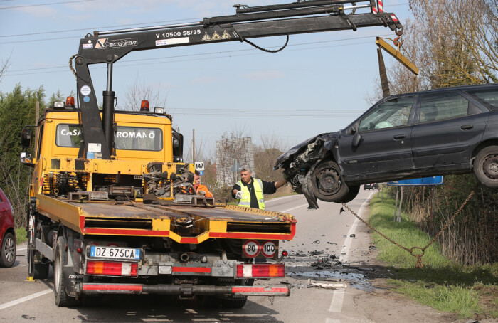 RAVENNA 30/03/18. INCIDENTE SULLA REALE SS16 ADRIATICA, TRAFFICO BLOCCATO