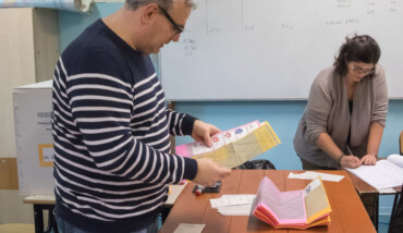RAVENNA 04/03/2018. ELEZIONI POLITICHE 2018. Il Voto Dell’ Ex Presidente Della Regione Emilia Romagna Vasco Errani Ora Candidato Per Liberi E Uguali.