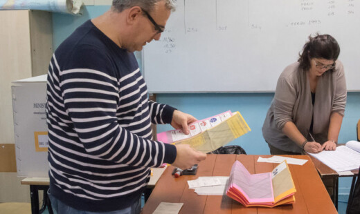 RAVENNA 04/03/2018. ELEZIONI POLITICHE 2018. Il Voto Dell’ Ex Presidente Della Regione Emilia Romagna Vasco Errani Ora Candidato Per Liberi E Uguali.