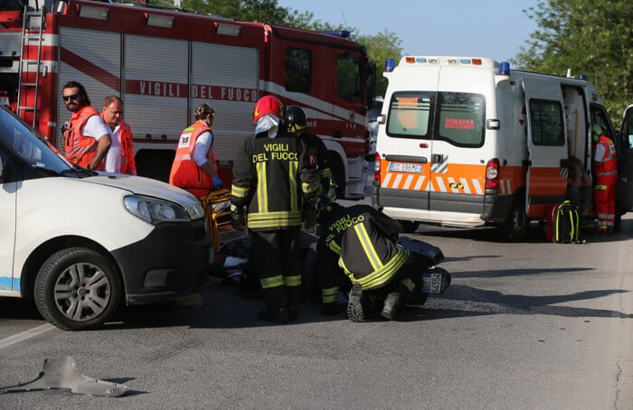 RAVENNA 25/04/18. INCIDENTE SU VIA TRIESTE