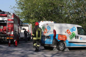 RAVENNA 25/04/18. INCIDENTE SU VIA TRIESTE