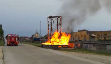 Incendio Faro Darsena