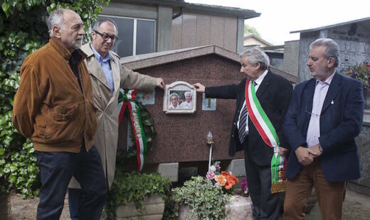24 04 2015 Cimitero Di Ravenna Delegazione Pri In Visita A Jules Minguzzi Comandante 14 Compagnia Mazzini