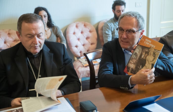 RAVENNA 18/05/18. RAVENNA FESTIVAL. CONFERENZA PRESENTAZIONE VESPRI A SAN VITALE