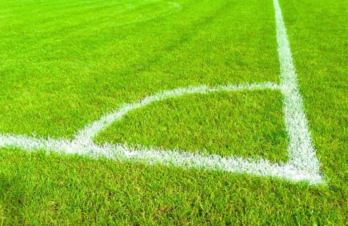 Voetbalveld Corner