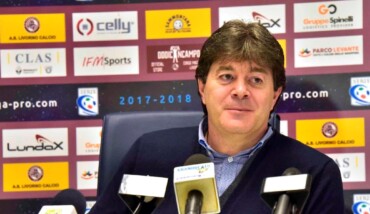 CALCIO LIVORNO PRESENTAZIONE NUOVO ALLENATORE FOSCHI E SIGNORELLI