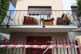 RAVENNA 9/06/18. INCENDIO IN UNA CASA DI VIA VENETO