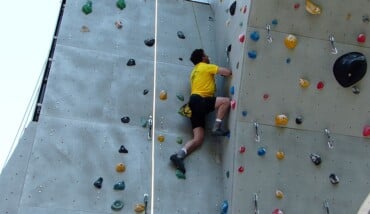 Arrampicata sportiva via del Marchesato 
