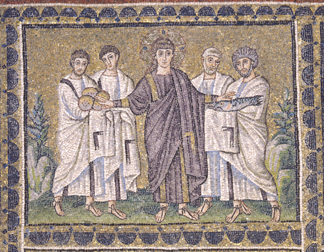 Sant'Apollinare Nuovo Mosaico Pani E Pesci