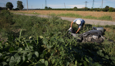 RAVENNA 07/07/2018. INCIDENTE A CAMERLONA