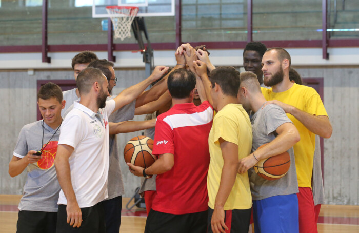 RAVENNA 16/08/2018. PRIMO ALLENAMENTO ORA SI’ BASKET RAVENNA