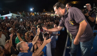 BOLOGNA 04/08/2018. FESTA LEGA NORD ROMAGNA. Matteo Salvini