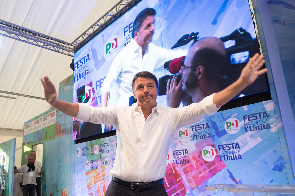 RAVENNA 06/09/2018. FESTA NAZONALE DE L’ UNITA’. Il Futuro Del Paese, Matteo Renzi