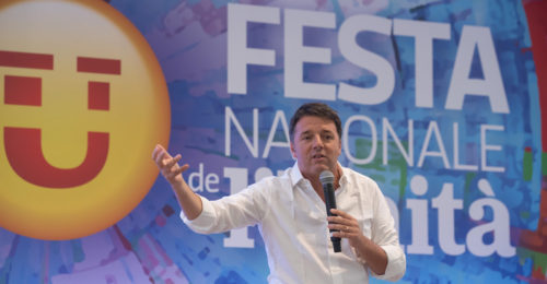 RAVENNA 06/09/2018. FESTA NAZONALE DE L’ UNITA’. Il Futuro Del Paese, Matteo Renzi