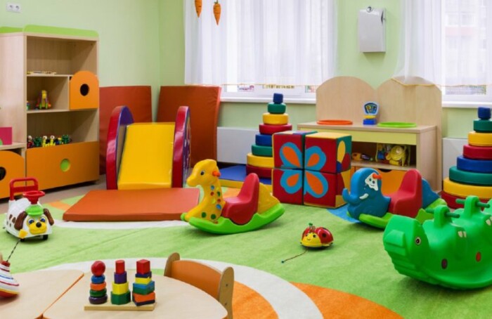 Game Room In The Kindergarten