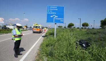 RAVENNA 4/09/2018. INCIDENTE A CASALBORSETTI
