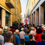 Il Corteo In Via Corrado Ricci