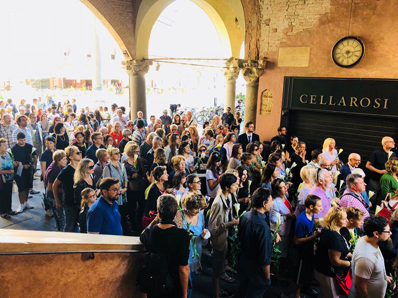 La Partenza Del Corteo Dal Municipio