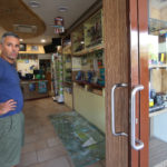 RAVENNA 1/09/2018. SPACCATA AI DANNI DI UNA TABACCHERIA IN VIALE ALBERTI