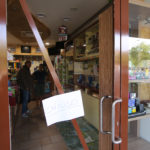 RAVENNA 1/09/2018. SPACCATA AI DANNI DI UNA TABACCHERIA IN VIALE ALBERTI