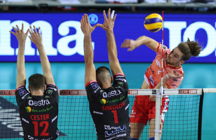 CIVITANOVA (MC) 21/10/2018. VOLLEY PALLAVOLO LUBE CIVITANOVA CONSAR RAVENNA.