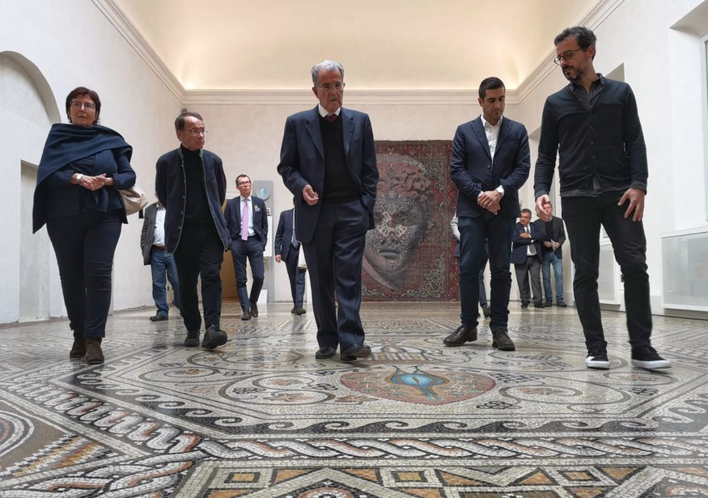Romano Prodi visita la Classense