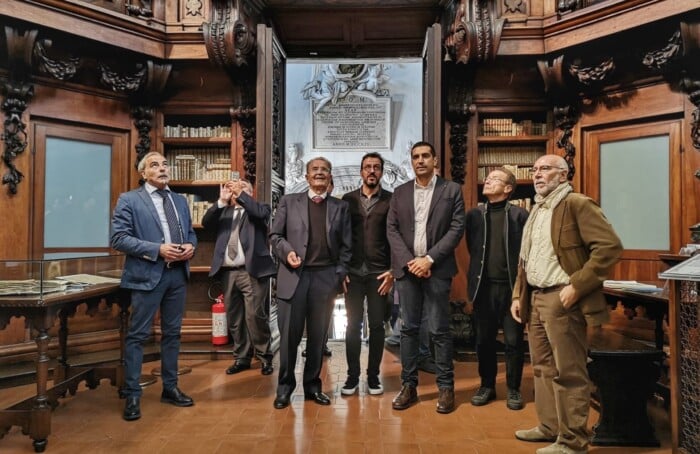 Romano Prodi visita la Classense