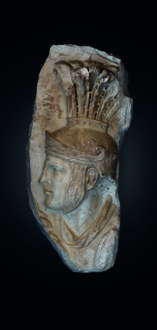 La testa del legionario romano