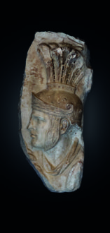 La testa del legionario romano