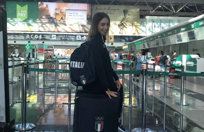 Sofia Collinelli Partenza Buenos Aires
