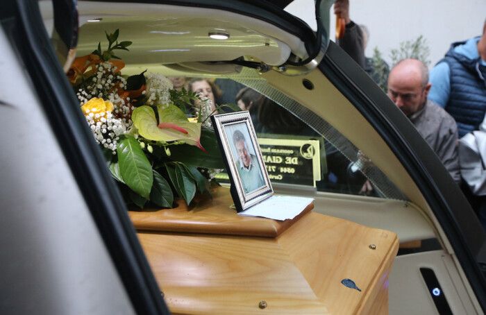 RAVENNA 29/10/2018. TRAGEDIA CHIUSA SAN BARTOLO Funerale Di Danilo Zavatta