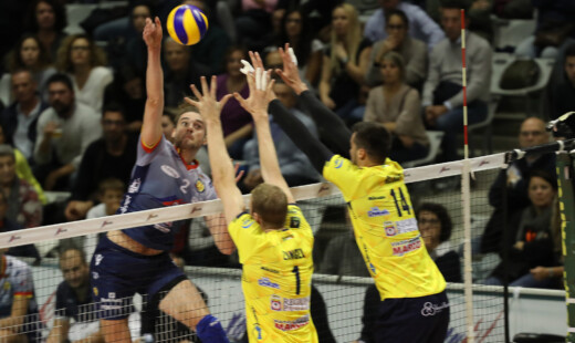 RAVENNA 7/11/2018. VOLLEY PALLAVOLO. Consar Ravenna BCC Castellana Grotte.