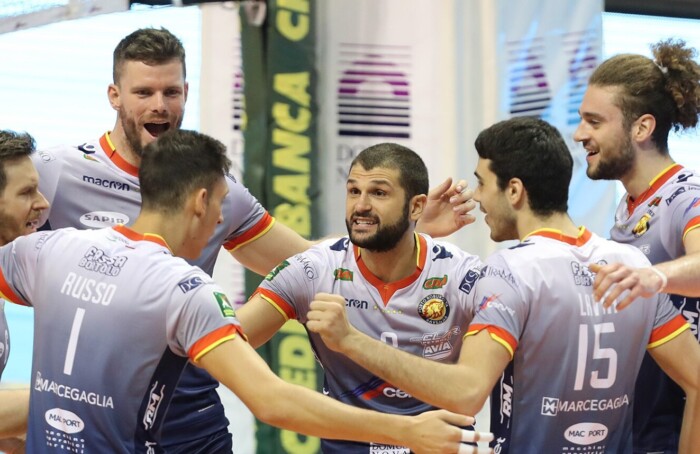 RAVENNA 4/11/2018. VOLLEY PALLAVOLO. Consar Ravenna Tonno Callipo Vibo Valentia