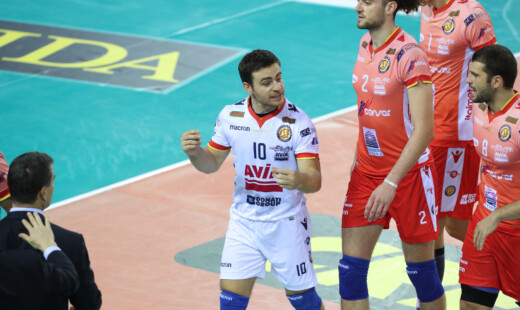 CIVITANOVA (MC) 21/10/2018. VOLLEY PALLAVOLO LUBE CIVITANOVA CONSAR RAVENNA.