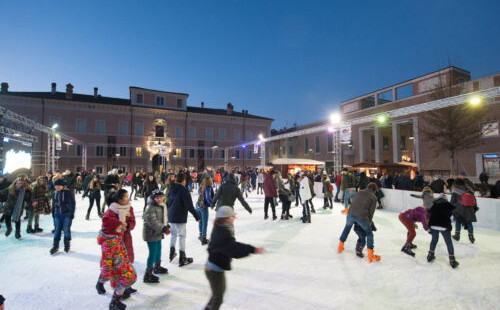 Piazza Kennedy in versione natalizia