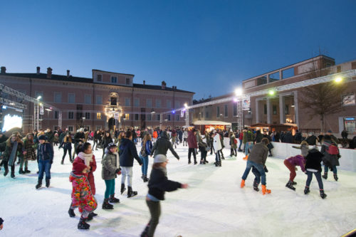 Piazza Kennedy in versione natalizia