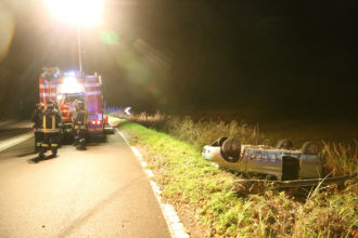 RAVENNA 17/11/2018. INCIDENTE IN VIALE ALBERTI. Auto Fuori Strada