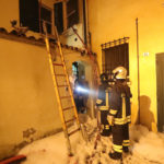 RAVENNA 23/12/2018. INCENDIO IN UNA CASA DI VIA PAOLO COSTA